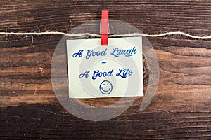 A Good Laugh Equal a good life