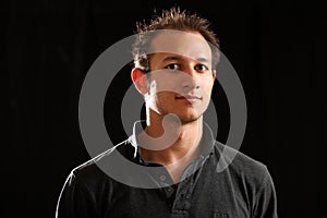 Good Looking Young Man in Studio