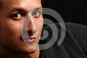 Good Looking Young Man in Studio