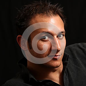 Good Looking Young Man in Studio