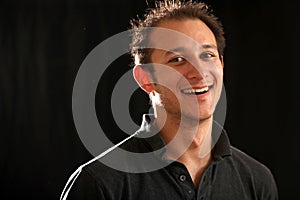 Good Looking Young Man in Studio