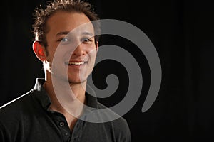 Good Looking Young Man in Studio