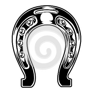 Good Luck Lucky Horseshoe Vector illustration 2