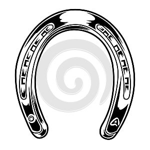 Good Luck Lucky Horseshoe Vector illustration 4