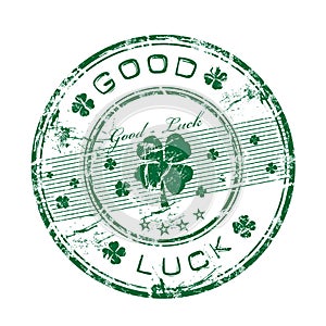 Good luck rubber stamp