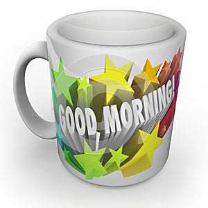 Good Morning Coffee Mug Start New Day Fresh