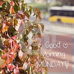 Good Morning Monday / Inspirational Background Design