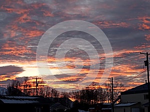 Good morning Sunrise in Palmer Alaska photo