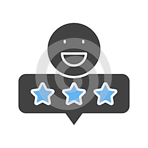 Good Review Icon Image.