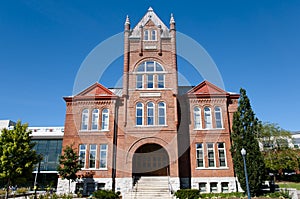 Goodes Hall Building at Queen`s University - Kingston - Canada