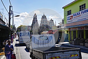 Streetlife of Goodlands - town  famous for its authenticity, Mauritius