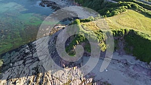 Goodrington, Torbay, South Devon, England: DRONE VIEWS: Oyster Cove, Saltern Cove & Sugar Hill