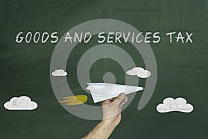 Goods and services tax concept