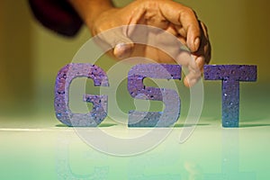 Goods and Services Tax , GST concept