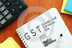 Goods and Services Tax GST is shown using the text