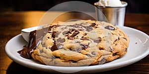 Gooey Chocolate Chip Cookie - Sweet Delight - Irresistible