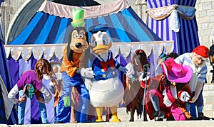 Goofy and Donald duck at Disneyworld