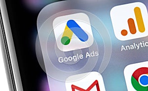 Google Ads AdWords apps on the screen