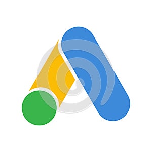 Google AdWords app icon. Google Ads logo vector design, eps10