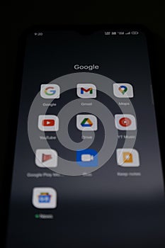 Google apps in phone