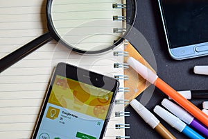 Google Keep App on Smartphone screen.