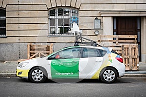 Google maps / Google Street view car with 360ÃÂ° camera