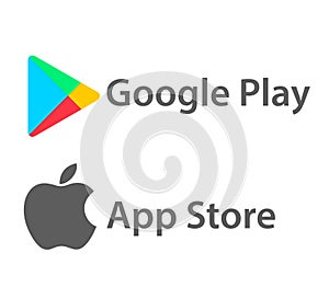 Google play app store icons. Download from google pay.