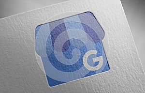 Google-play-4 on paper texture