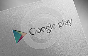 Google-play-1_1 on paper texture