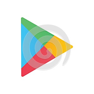 Google Play logo editorial vector