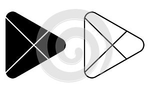 Google play store vector logo