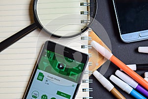 Google Sheets App on Smartphone screen.