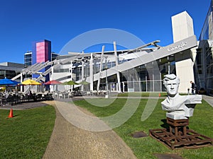 Googleplex courtyard