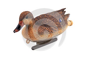 Goose decoy isolated