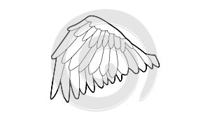 Goose wing icon animation