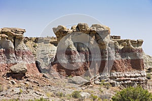 Gooseberry Creek Badlands Hoodoos