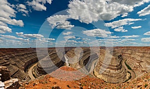 Goosenecks meanders of San Juan River in Utah