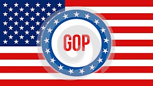 Voľby na spojené štáty americké  trojrozmerný obraz vytvorený pomocou počítačového modelu. zjednotený štáty z vlajka mávanie v vietor. hlasovanie sloboda demokracia 