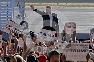 GOP Presidential Candidate Donald Trump Campaigns In Sacramento, California