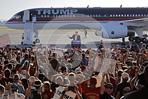 GOP Presidential Candidate Donald Trump Campaigns In Sacramento, California