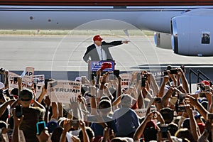 GOP Presidential Candidate Donald Trump Campaigns In Sacramento, California