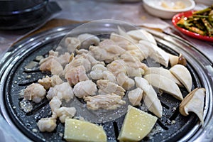 Gopchang, the intestines of cow, Grilled Korean food