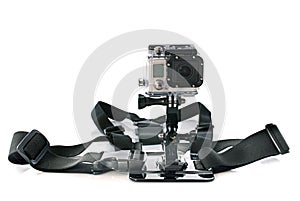 Gopro camera in studio