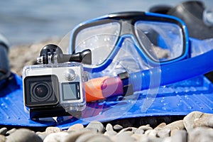 GoPro with waterproof case