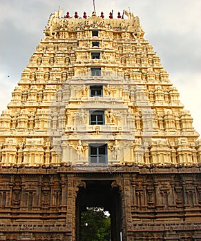 Gopura Gopuram - A Gate in Hindu Temples of Dravidian Style