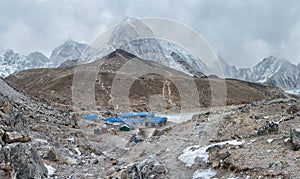 Gorak Shep village and Kala Patthar , Nepal