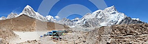 Gorak Shep village an sherpas, Mount Kala Patthar photo