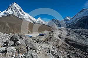 Gorakshep village near Everest base camp, Everest region, Nepal