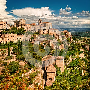 Gordes in autumn