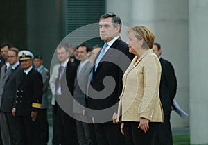 Gordon Brown, Angela Merkel